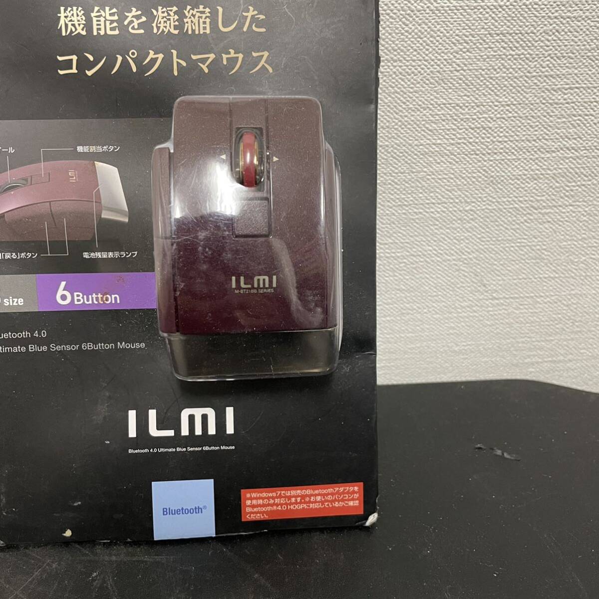 1円〜 新品未開封 エレコム ILMI コンパクトマウス パソコン M-BT21BB_画像3