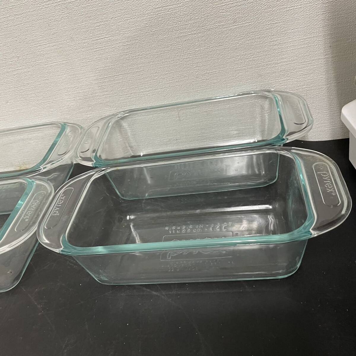 1000 jpy ~ pyrex Pyrex heat-resisting plate preservation container plate heat-resisting glass 4 piece set 