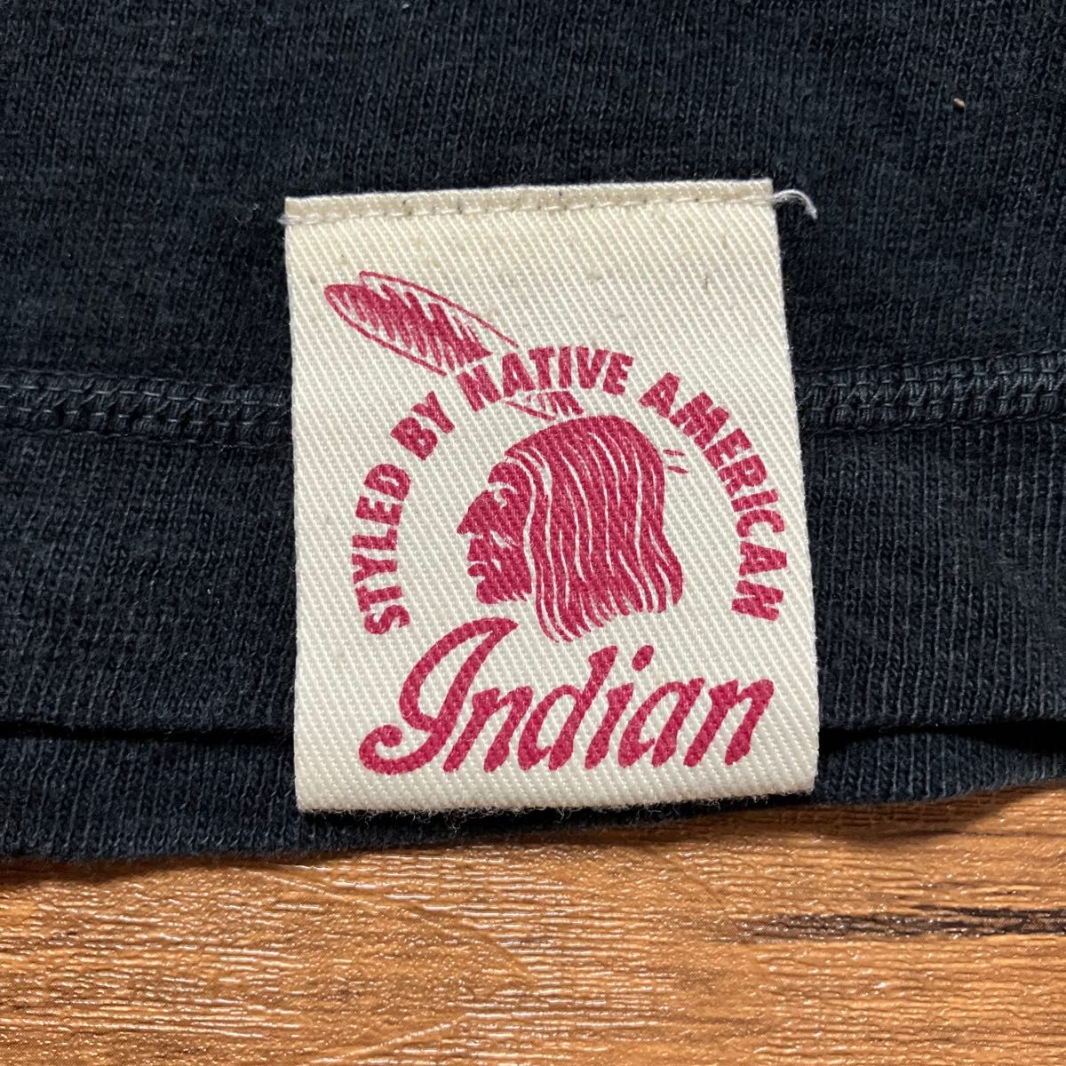 『Indian』インディアン　ロンT 東洋エンタープライズ　ネイティブアメリカン 長袖 Tシャツ　チマヨ　コットンリネン
