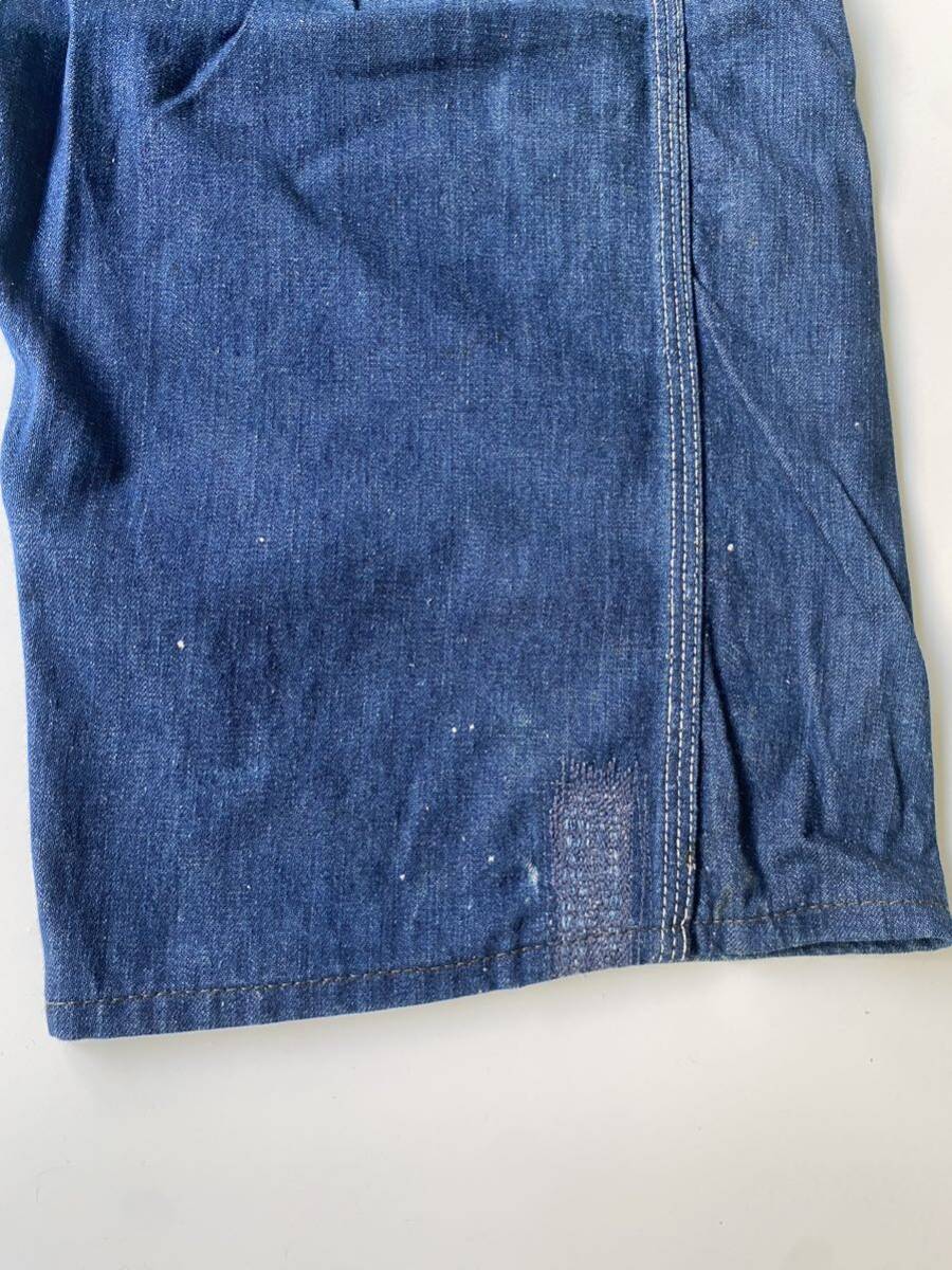 40s Lee 11W ペインターパンツ 501 501XX Levis 50s vintage 91-J カバーオール ジーンズ ヴィンテージ オリジナル デニム 60s 507 557の画像7