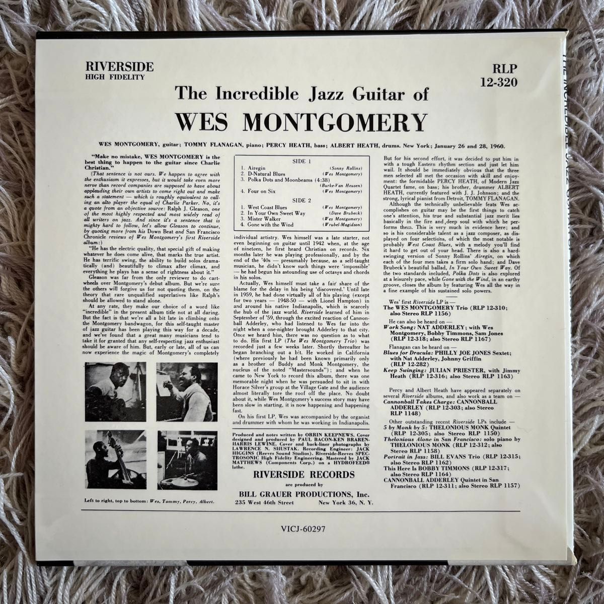 wes montgomery  the incredible jazz guitar  ウェス・モンゴメリー　国内盤CD 紙ジャケ