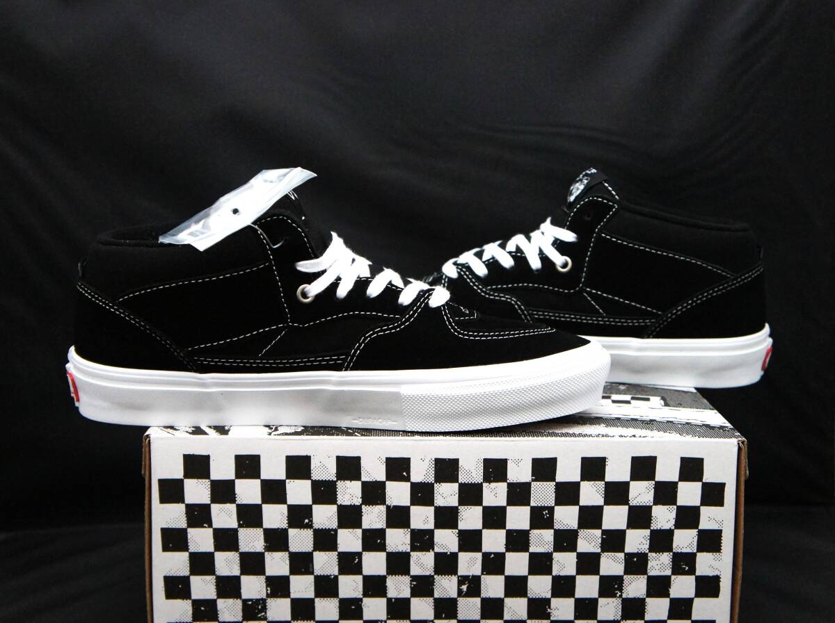 SALE！ 送料無料！【新品】US8.5 26.5cm VANS バンズ SKATE HALF CAB スケート ハーフキャブ ブラック/ホワイト_画像5