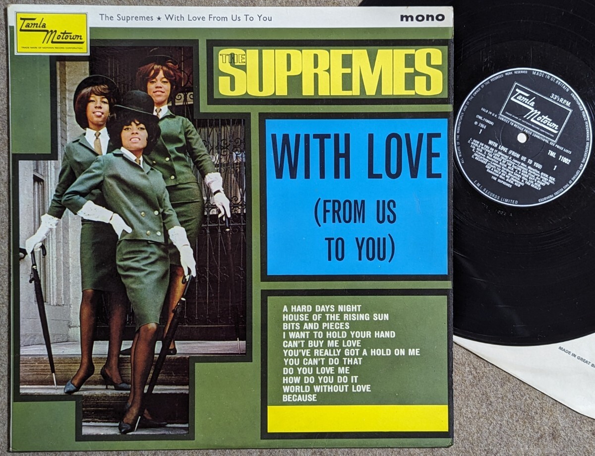 The Supremes:With Love★英Motown Orig.盤/マト1/Dianna Ross/The Beatlesカヴァー5曲収録! の画像1