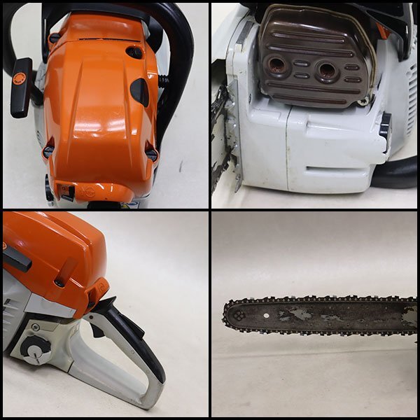 【1円】 チェーンソー STIHL MS241C-M ガイドバー40cm ソーチェーン新品 混合 農機具 スチール 建設機械 整備済 福岡発 売切り 中古 353_画像3