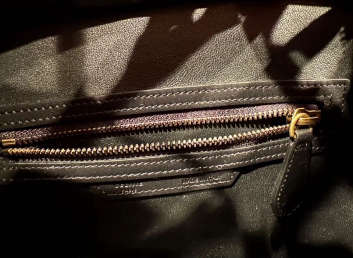 極美品 CELINE ラゲージ マイクロショッパー セリーヌ スムース 極美品 CELINE ラゲージ マイクロショッパー セリーヌ スムース