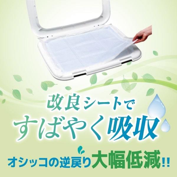 超お得！送料無料のペットシーツ・ワイド 400枚入り！45cm×60cm 薄型なのに超吸収力！_画像2