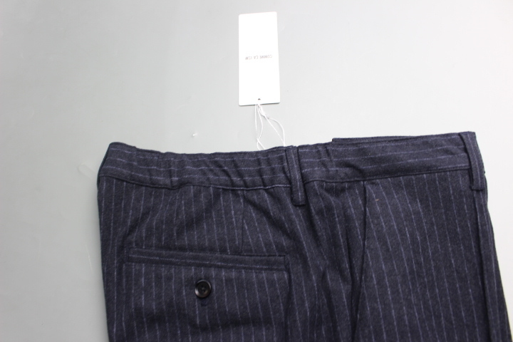  postage 520 jpy [ new goods ]COMME CA ISM ( Comme Ca Ism ) autumn winter wonder Shape pants slim tapered XL(W88cm) navy blue /47-50PN09(3B684