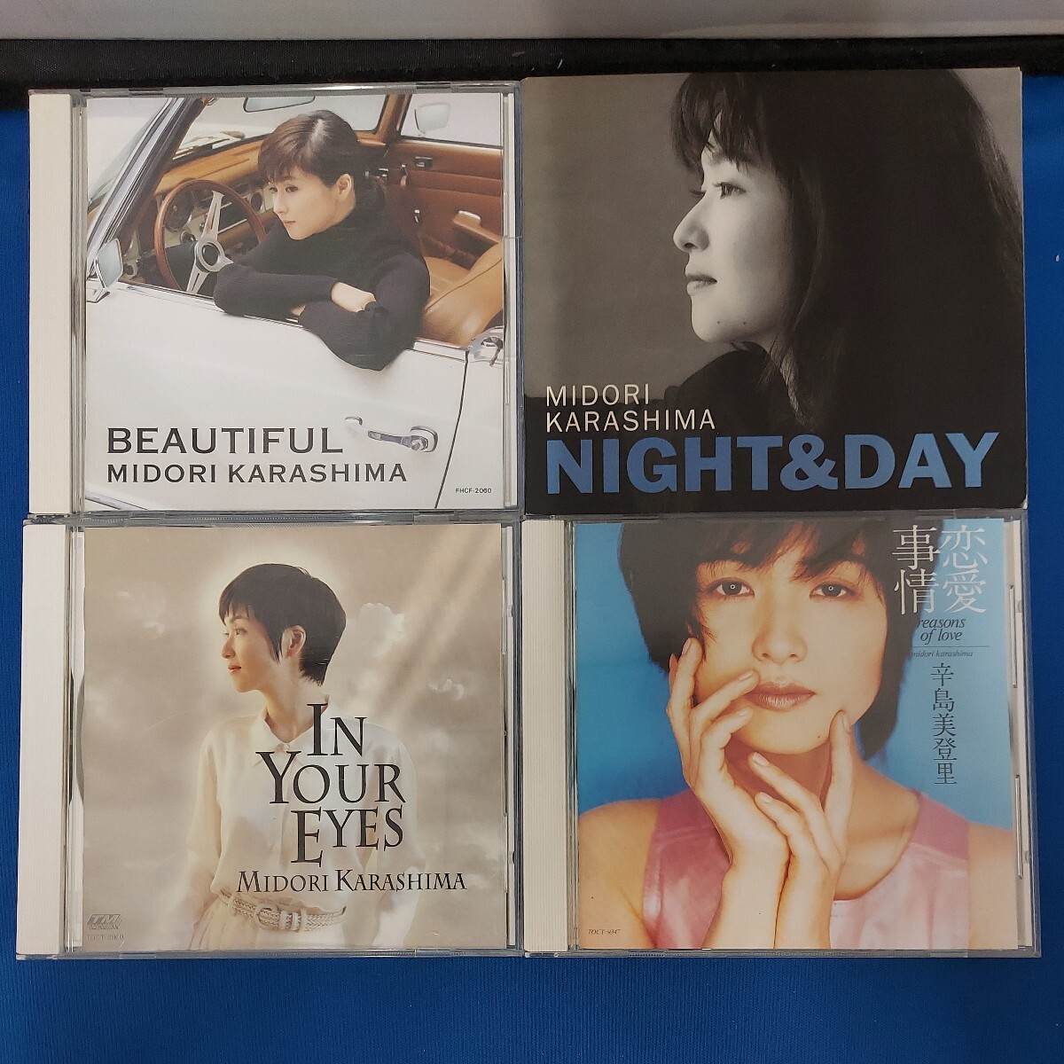* прекрасный товар .. Karashima Midori CD альбом 14 позиций комплект *Good Afternoon/GREEN/Gently/BIRTHDAY/BEAUTIFUL/IN YOUR EYES/NIGHT&DAY/ любовь обстоятельства / плоды *