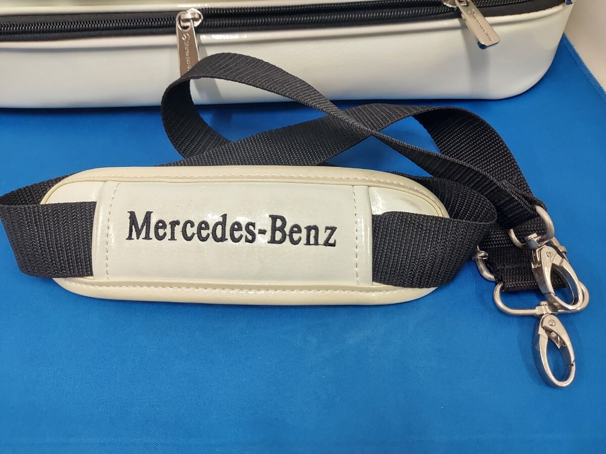 ★希少/レア★良品 Mercedes-Benz/メルセデス ベンツ ゴルフ ボストンバッグ★メンズ/レディース★エナメル ホワイト スポーツバック★_画像8