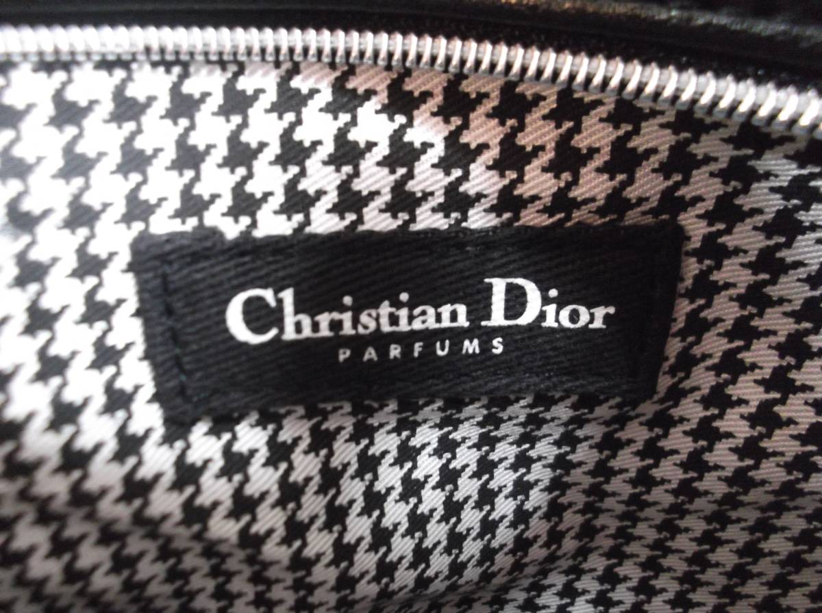 新品未使用 Dior クリスチャンディオール ポーチ 千鳥格子柄_画像5