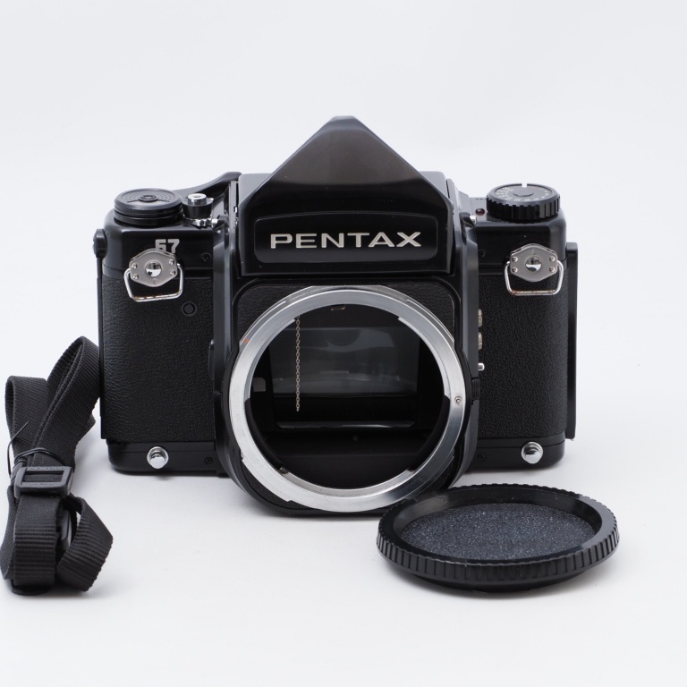 [ с дефектом товар ]PENTAX Pentax 67 TTLp ритм искатель корпус Pentax bake авторучка средний размер пленочный фотоаппарат MF однообъективный зеркальный камера #6755