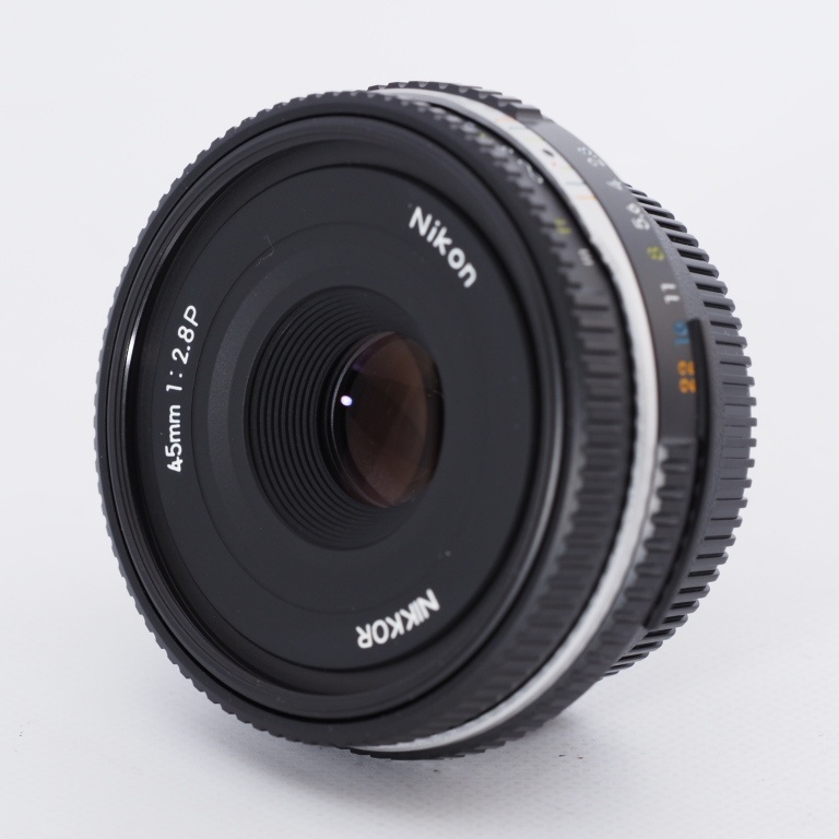 Nikon ニコン Ai-S 45mm f2.8 P ブラック Fマウント用 交換レンズ 元箱 その他付属品 #9173_画像3