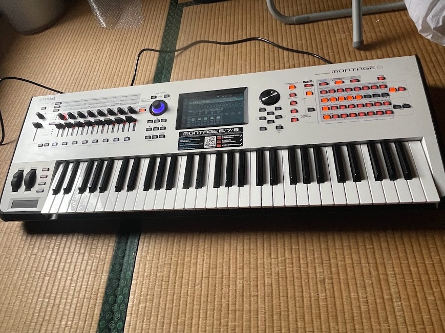 YAMAHA MONTAGE 6WH アサイナブルノブ破損のため格安　オプション音色多数あり_画像1