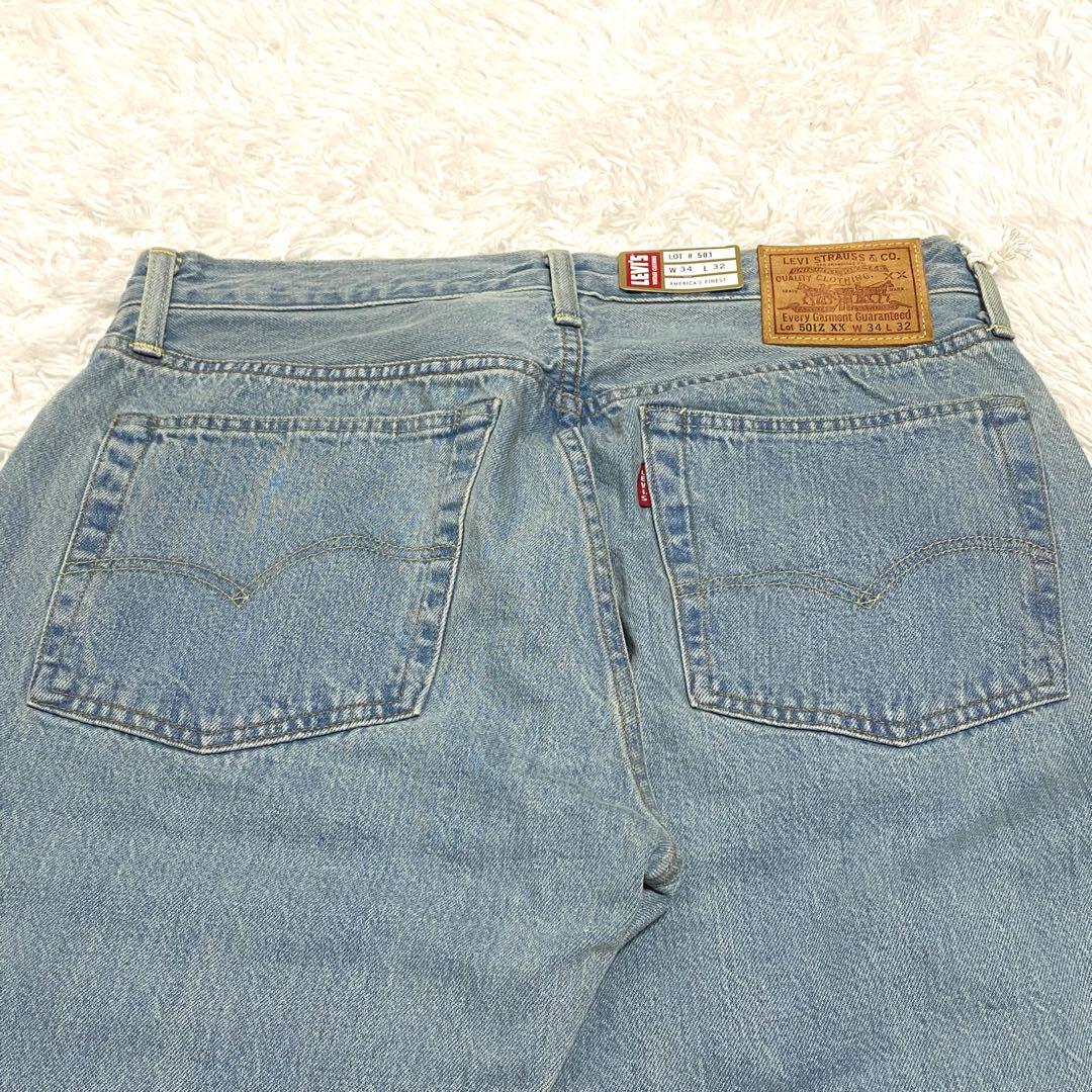 1954 LEVIS VINTAGE CLOTHING（W34）デッドストック ビッグE 501ZXX 赤耳　アメリカ　USA Levi's 501XX 片面タブ 革パッチ オリジナル_画像6