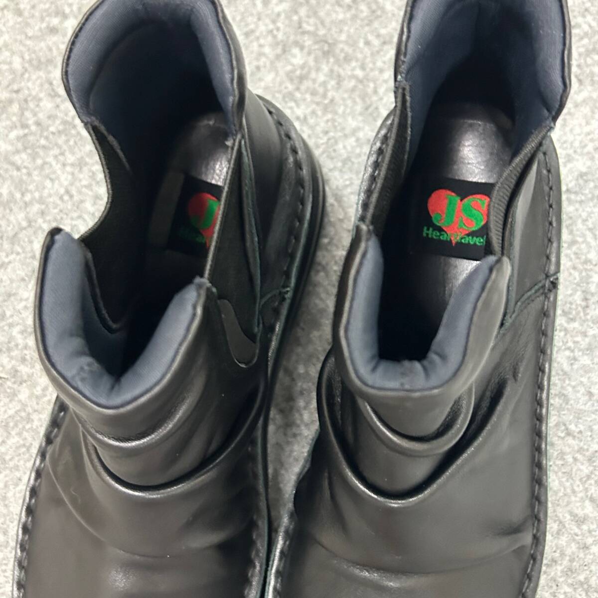 A552 ＪＳＨ　姫路レザー　軽量ブーツ ブラック 24,5_画像6