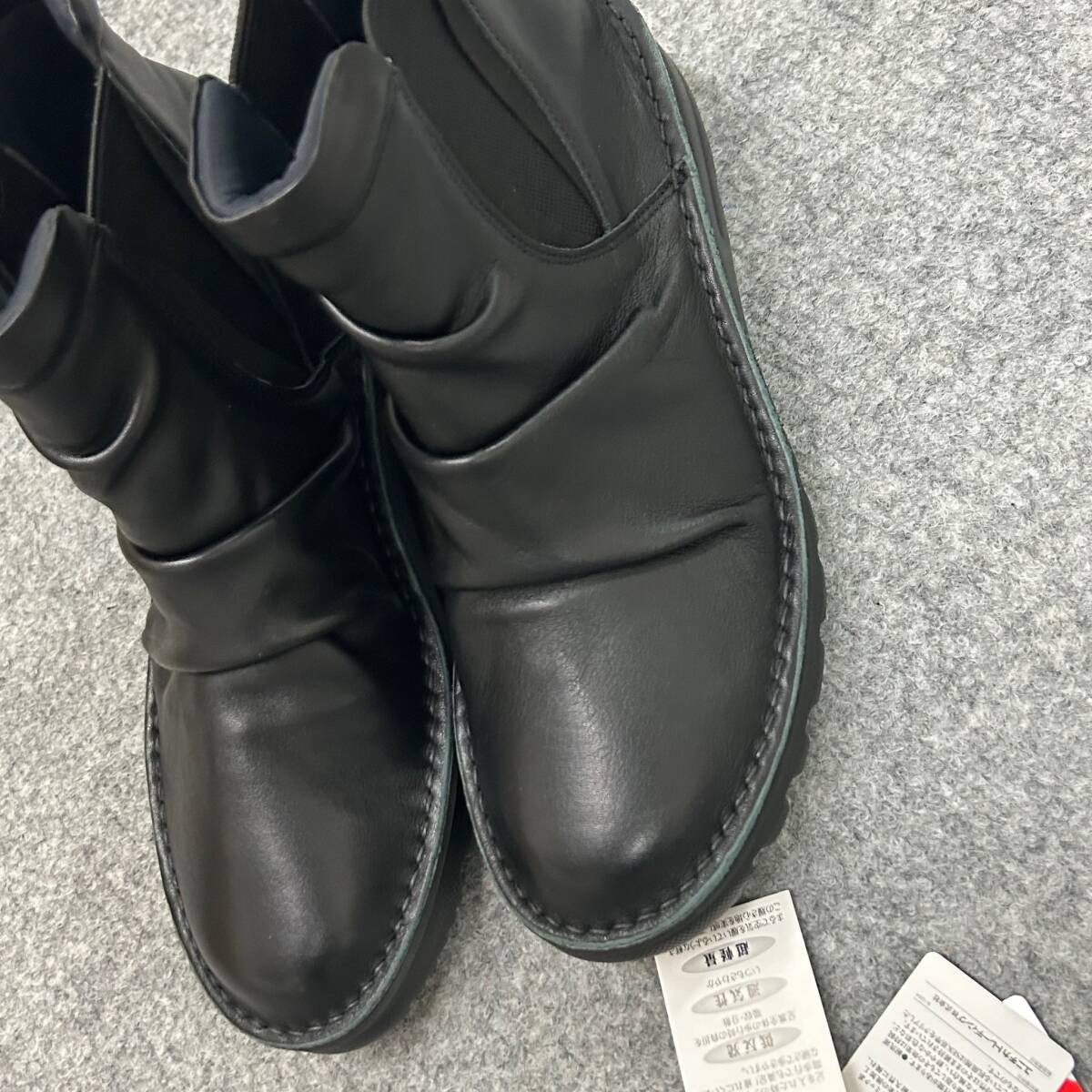A552 ＪＳＨ　姫路レザー　軽量ブーツ ブラック 24,5_画像4