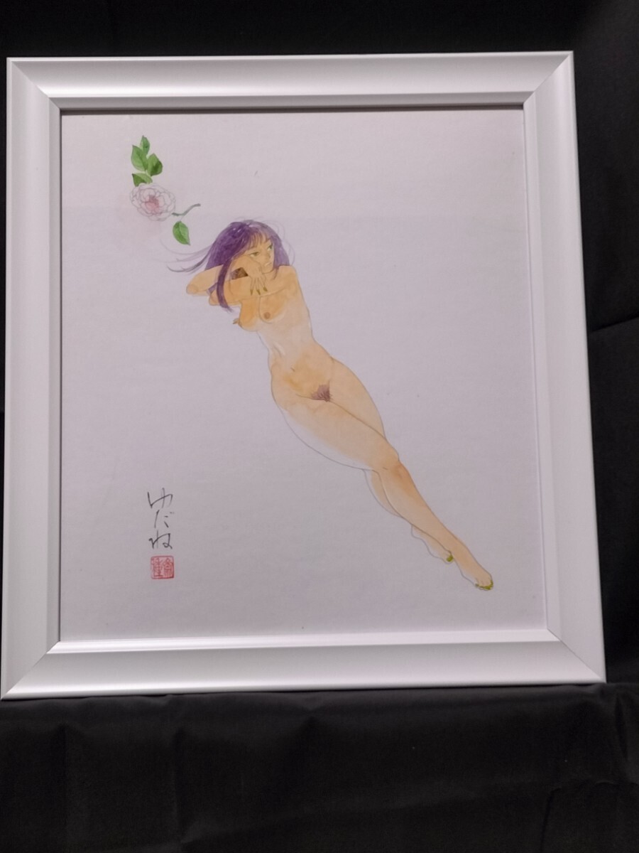 森ゆだね（日本画家）裸婦シリーズ　爽楽天女「午睡」2022.10制作
