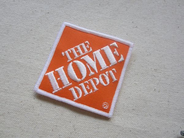 THE HOME DEPOT ホーム・デポ ホームセンター ロゴ ワッペン/パッチ 古着 自動車 レーシング 企業 スポンサー 380_画像1