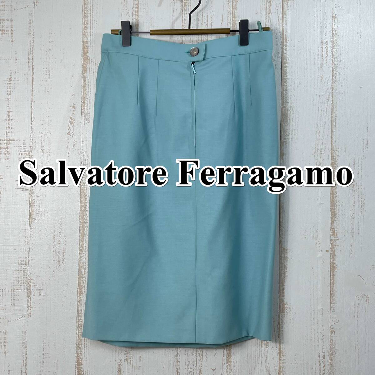 美品】SalvatoreFerragamo サルヴァトーレフェラガモ スカート ひざ丈