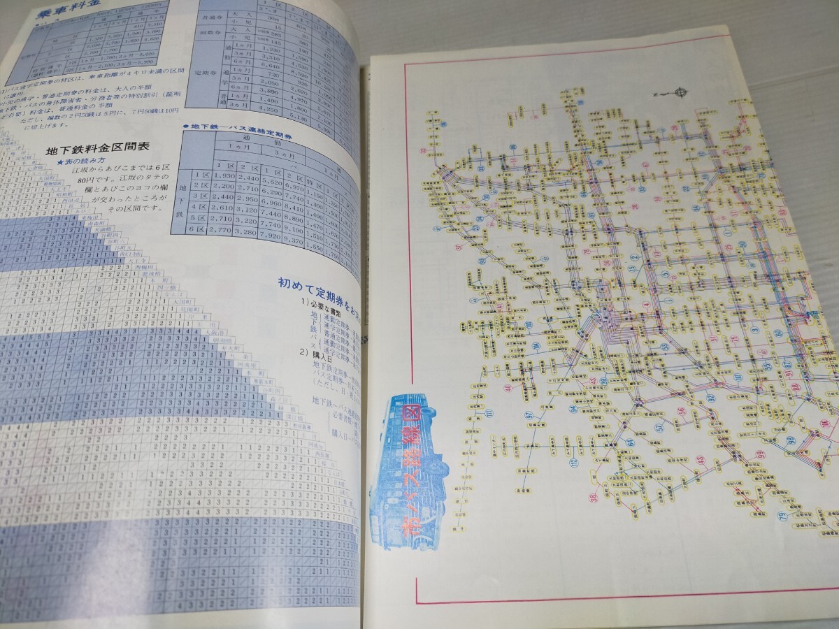 大阪のあし 臨時号 市営交通ごあんない _画像2