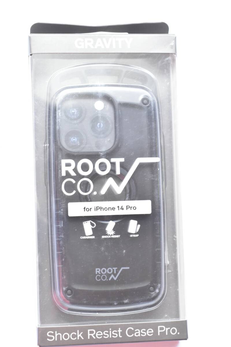 【ROOT CO.】[iPhone14Pro専用]GRAVITY Shock Resist Case Pro.(ブラック)/785の画像2