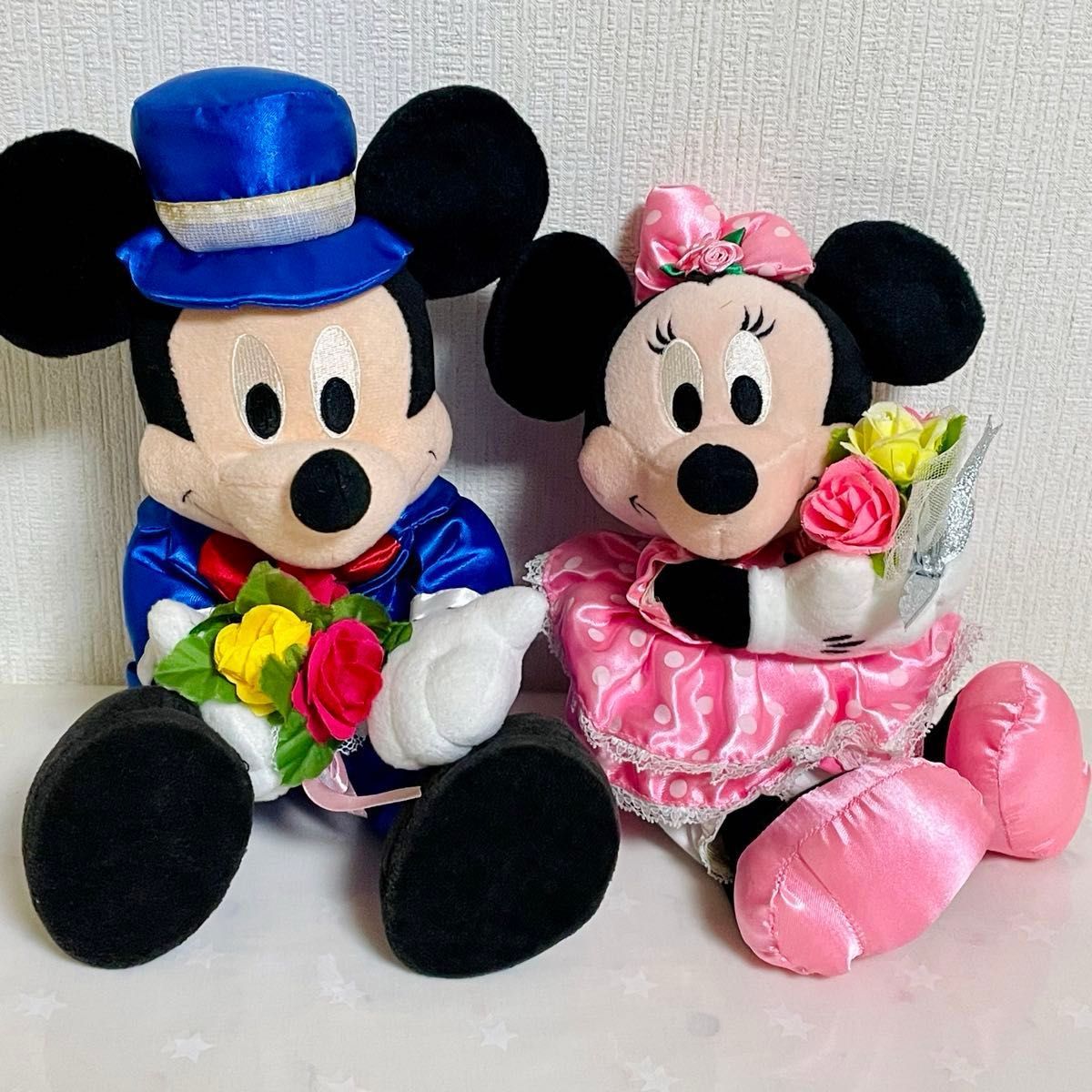 ディズニー ミッキーマウス ミニーマウス ぬいぐるみ ペアセット ディズニー ミッキーマウス ミニーマウス ぬいぐるみ ペアセット