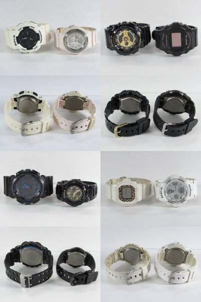 【ジャンク品・まとめ】CASIO カシオ G-SHOCK BABY-G 腕時計 50個 メンズ・レディース カシオ まとめ売り♪の画像7