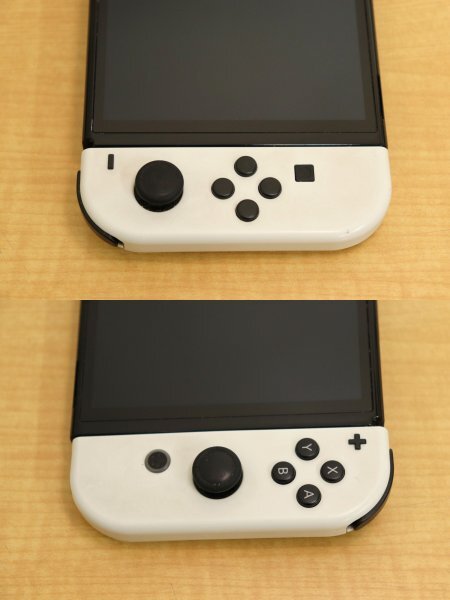 [1 jpy start ][ translation have ] Nintendo Switch have machine EL model HEG-001 Joy-Con white .... setting body . controller only 