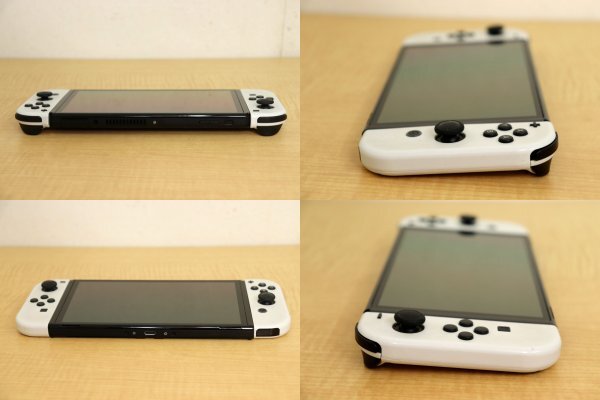 [1 jpy start ][ translation have ] Nintendo Switch have machine EL model HEG-001 Joy-Con white .... setting body . controller only 