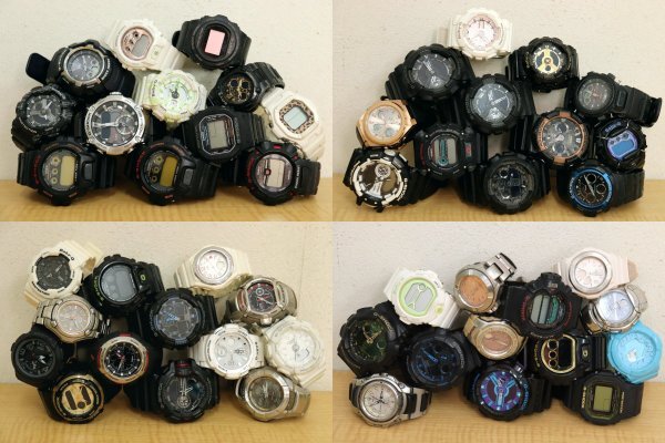 【ジャンク品・まとめ】CASIO カシオ G-SHOCK BABY-G 腕時計 50個 メンズ・レディース カシオ まとめ売り♪の画像1