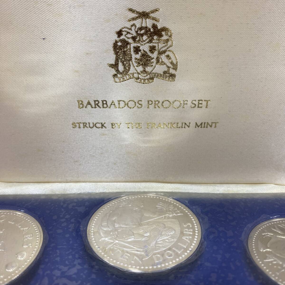 #30493【美品】BARBADOS PROOF SET バルバドス 銀貨 硬貨 コイン プルーフセット アンティークの画像7