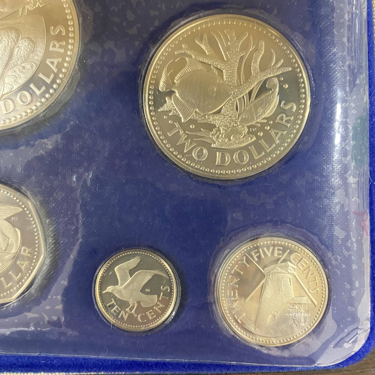 #30493【美品】BARBADOS PROOF SET バルバドス 銀貨 硬貨 コイン プルーフセット アンティークの画像4