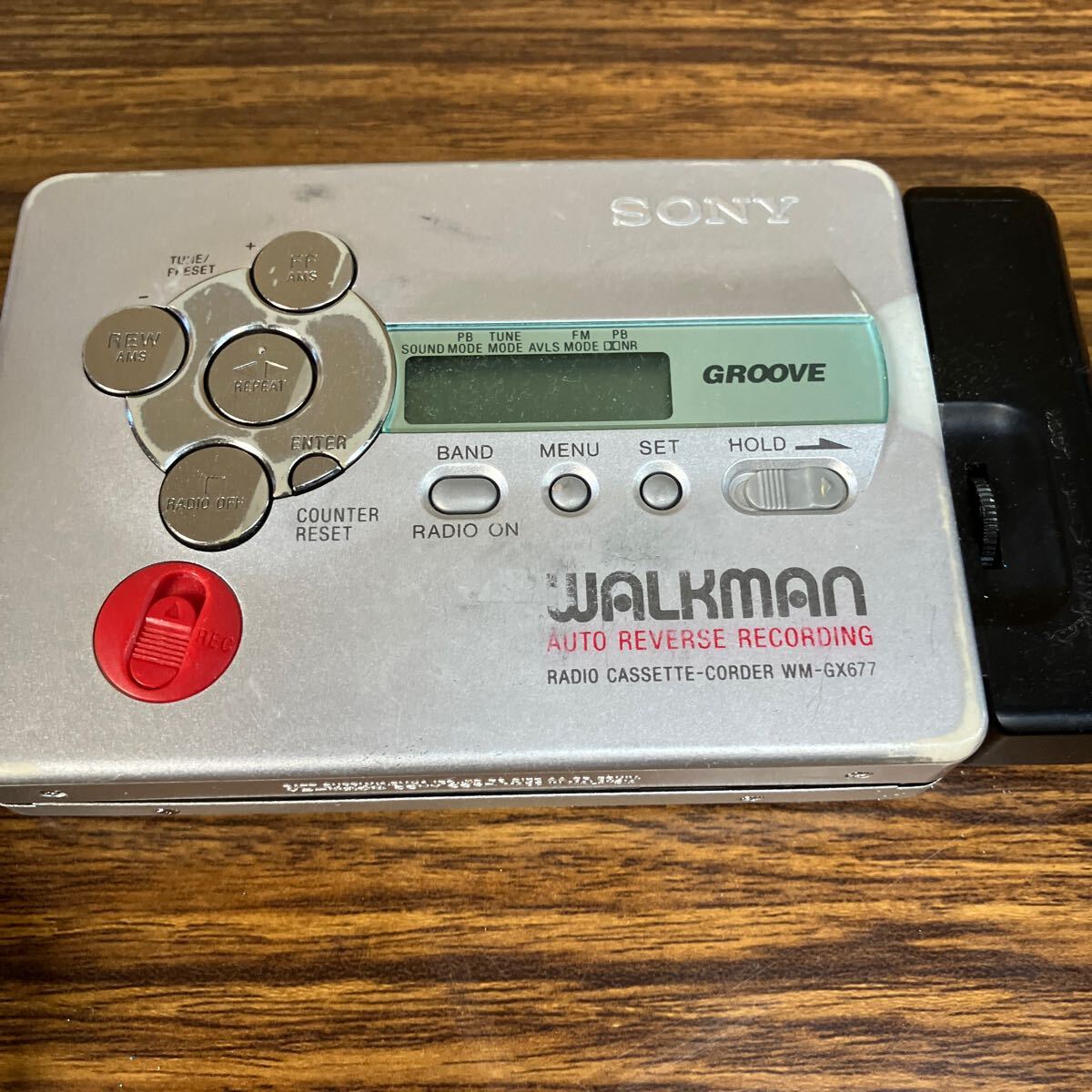 ソニー SONY ウォークマン WM-GX677 シルバー ラジオカセットコーダー Walkman 当時物_画像5