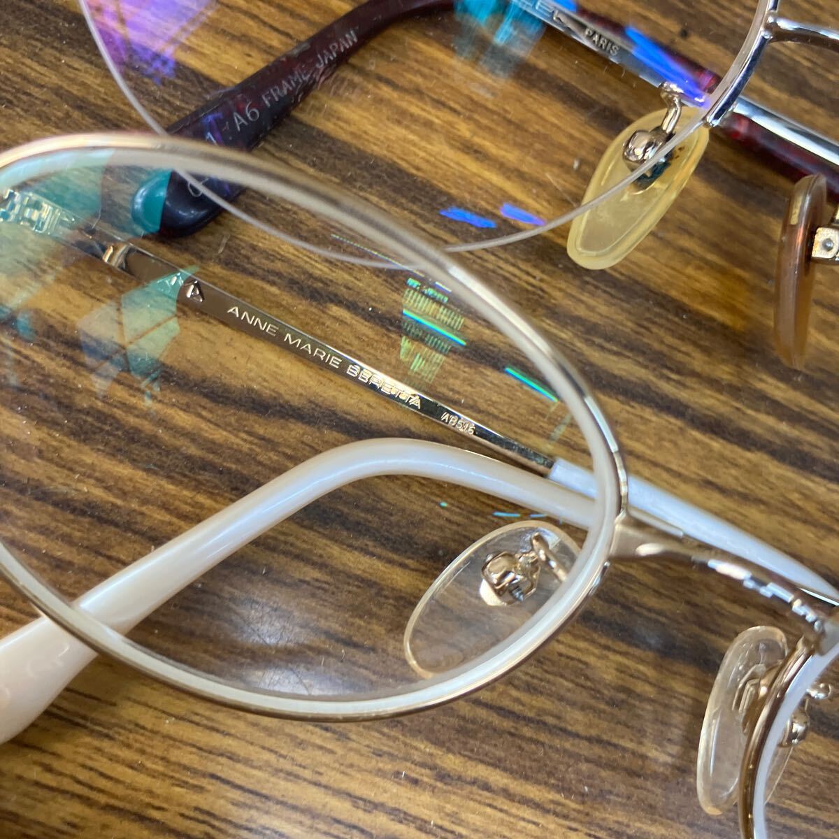 メガネ まとめて 47本 サングラス 眼鏡 老眼鏡 フレーム めがね 度レンズ有/無 金属フレーム 伊達 LANVIN Dior ニナリッチ 等 大量の画像7