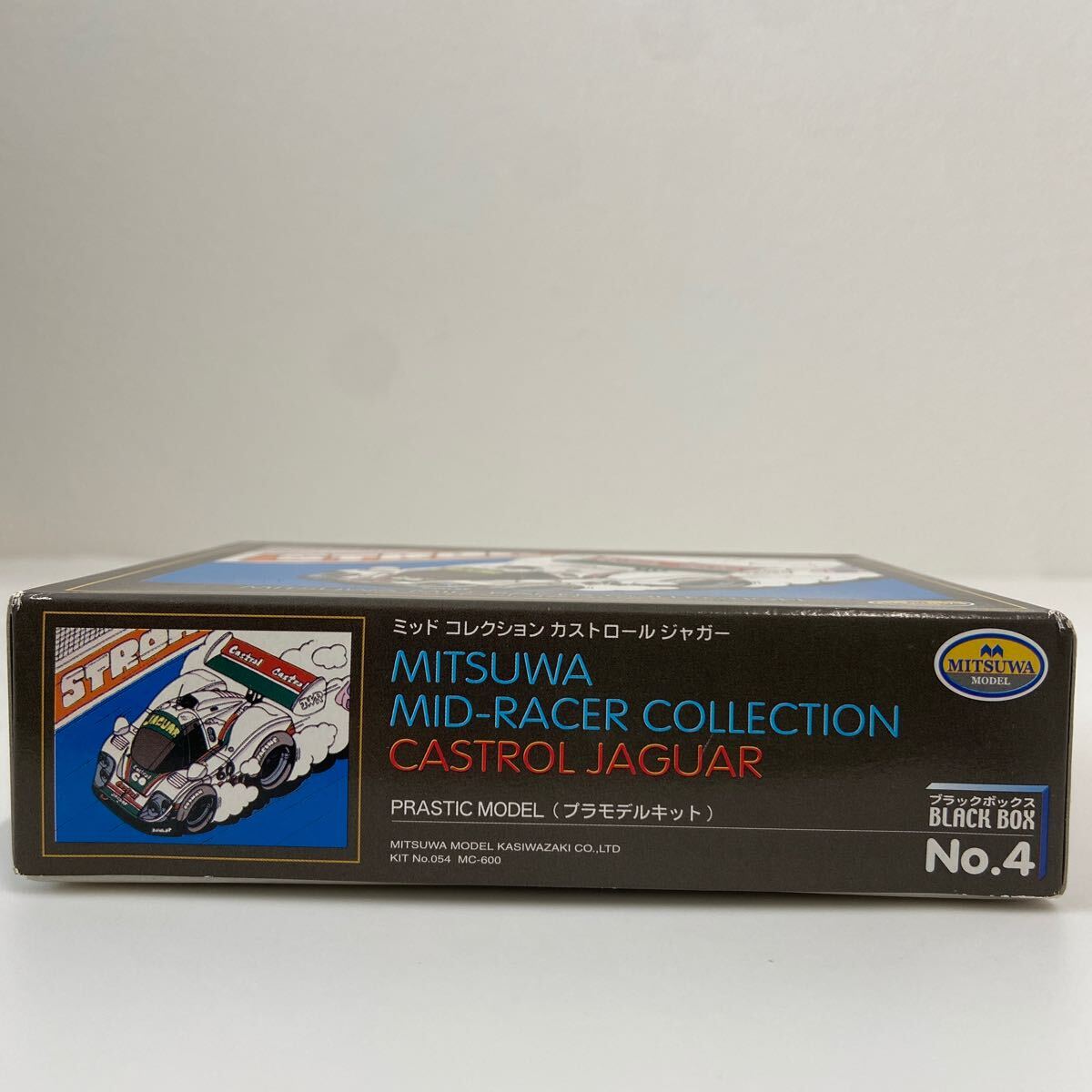 未組立 ミツワ ミッドレーサー No.4 カストロール ジャガー プラモデル キット ミニカー MITSUWA MID RACER JAGUAR Castrol #60 ルマン_画像2