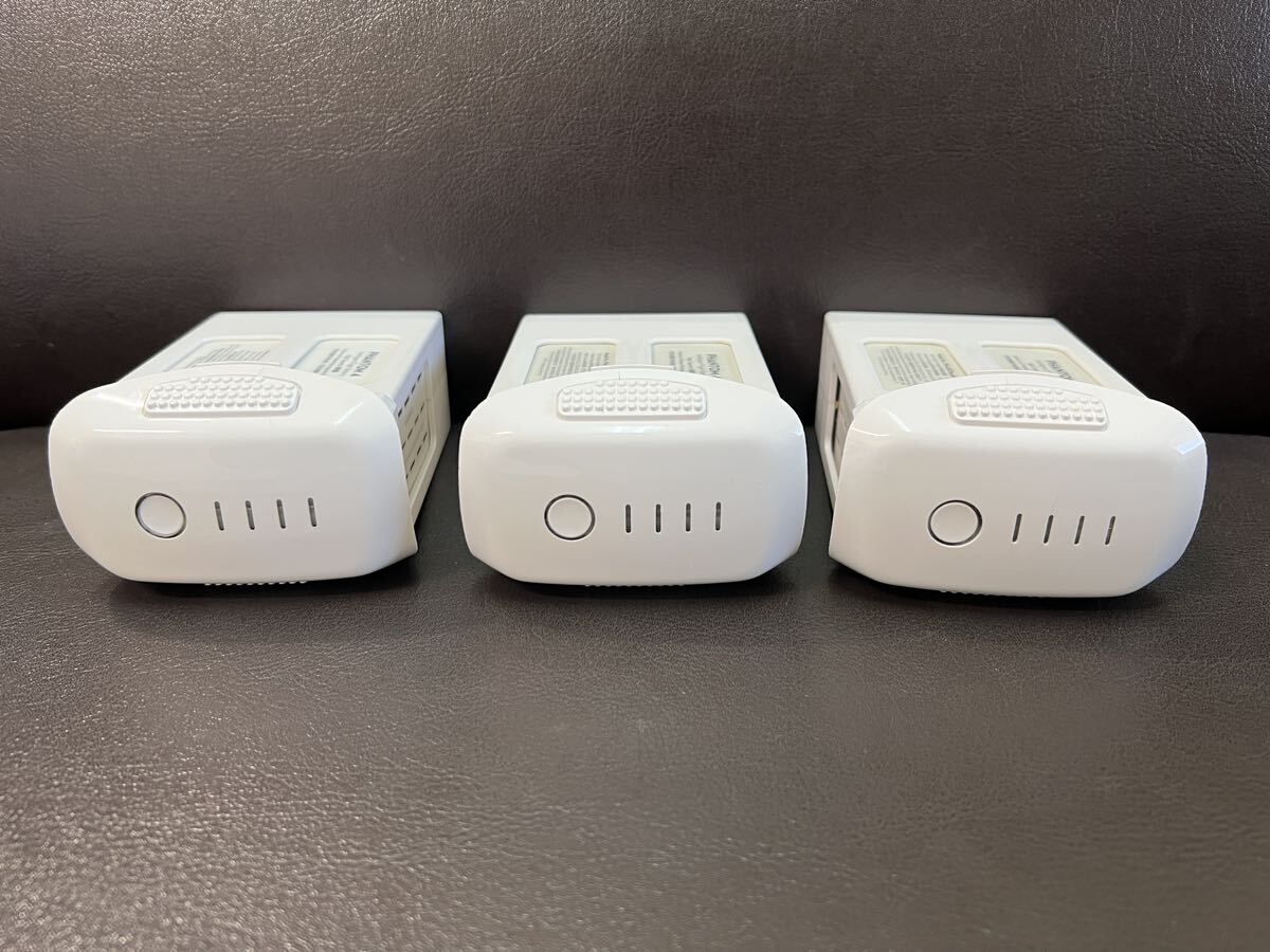 ［中古］純正 5870mAh DJI PHANTOM4 ドローン バッテリー×3個_画像5