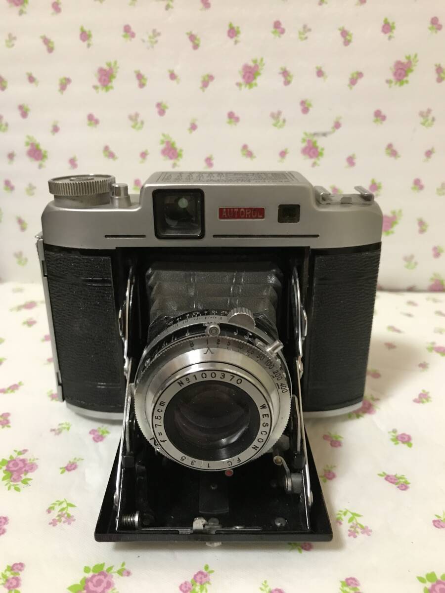 希少 蛇腹カメラ WESTER AUTOROL 75mm 5の画像1