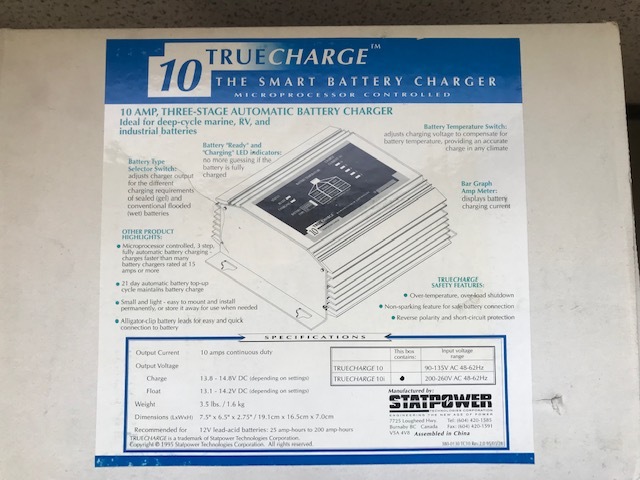 ☆新古品、ラスト！！STATPOWER／TRUECHARGE10iチャージャー！！☆_画像5