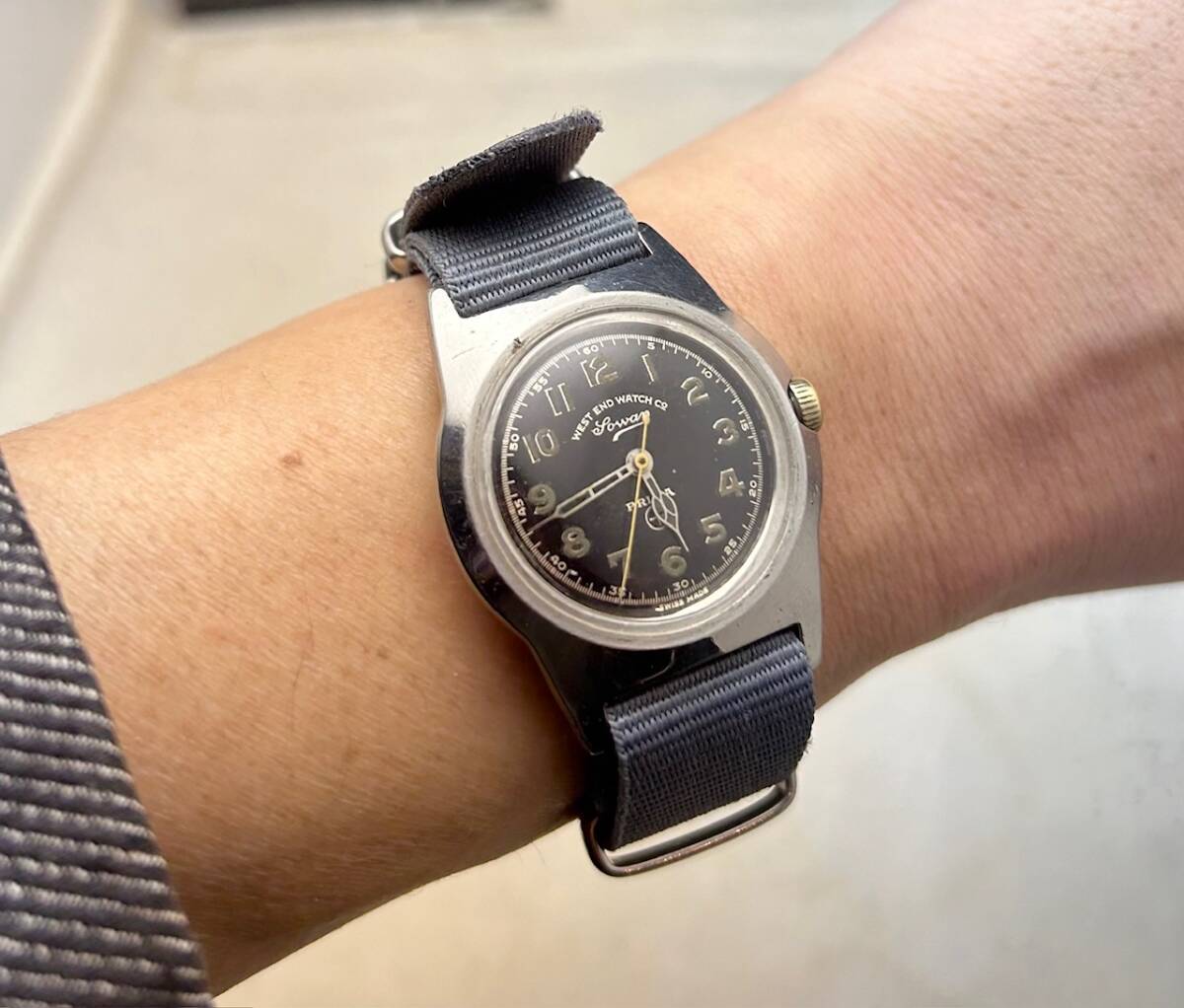 602/ 60's WEST END WATCH Co ミリタリー メンズ アンティーク ビンテージの画像5