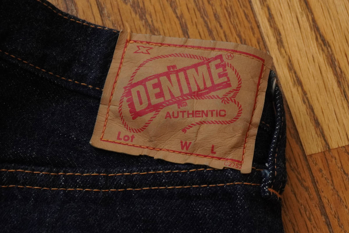 新品未使用 旧ドゥニーム 旧DENIME 66モデル W31 初期型HGタグ 新品未使用 旧ドゥニーム 旧DENIME 66モデル W31 初期型HGタグ