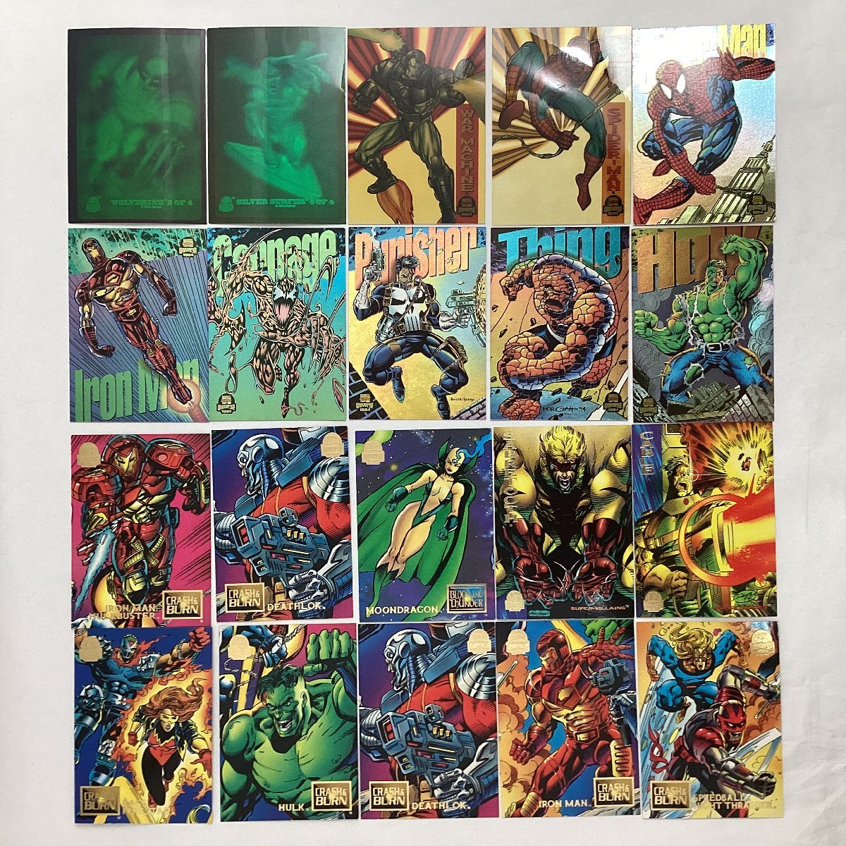 MARVEL CARDS Universe 1994 100枚以上 まとめて マーベル トレカ Xメン ウルヴァリン スパイダーマン アイアンマン 等 アメコミの画像2