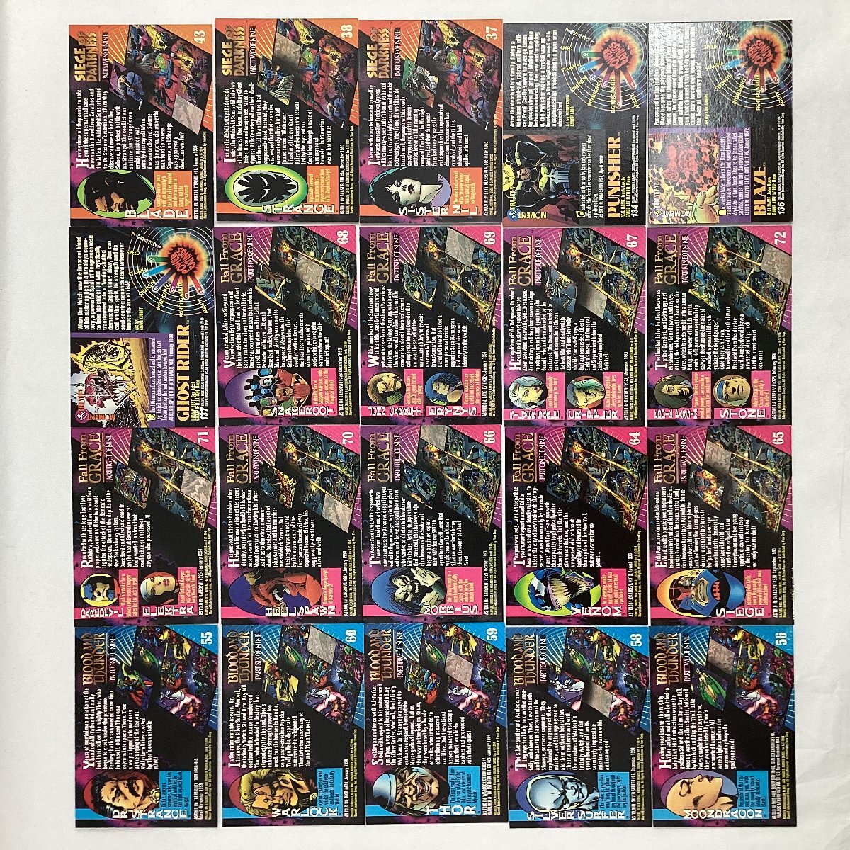 MARVEL CARDS Universe 1994 100枚以上 まとめて マーベル トレカ Xメン ウルヴァリン スパイダーマン アイアンマン 等 アメコミの画像9