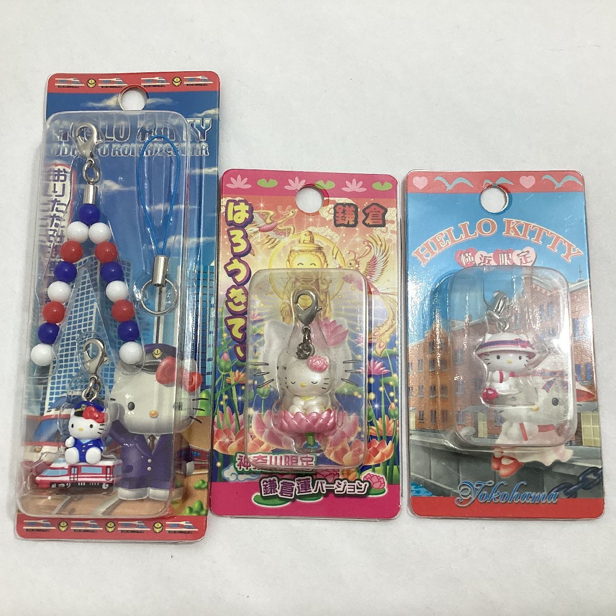  Hello Kitty goods various 11 point together strap netsuke fastener mascot Pipeline sickle . box root small rice field sudden romance car etc. 