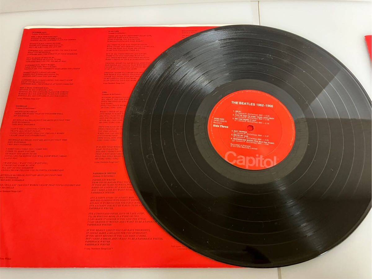 （Y-186） LP / THE BEATLES 1962-1966 ザ・ビートルズ レコード_画像5
