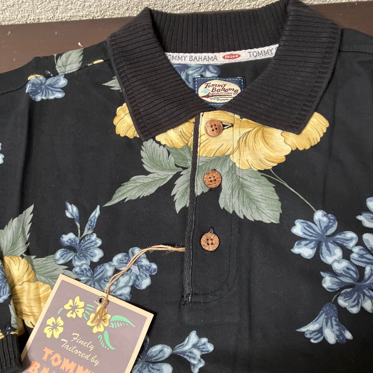 新品TOMMY BAHAMA トミーバハマ ポロシャツ 2397 USAサイズ M bk