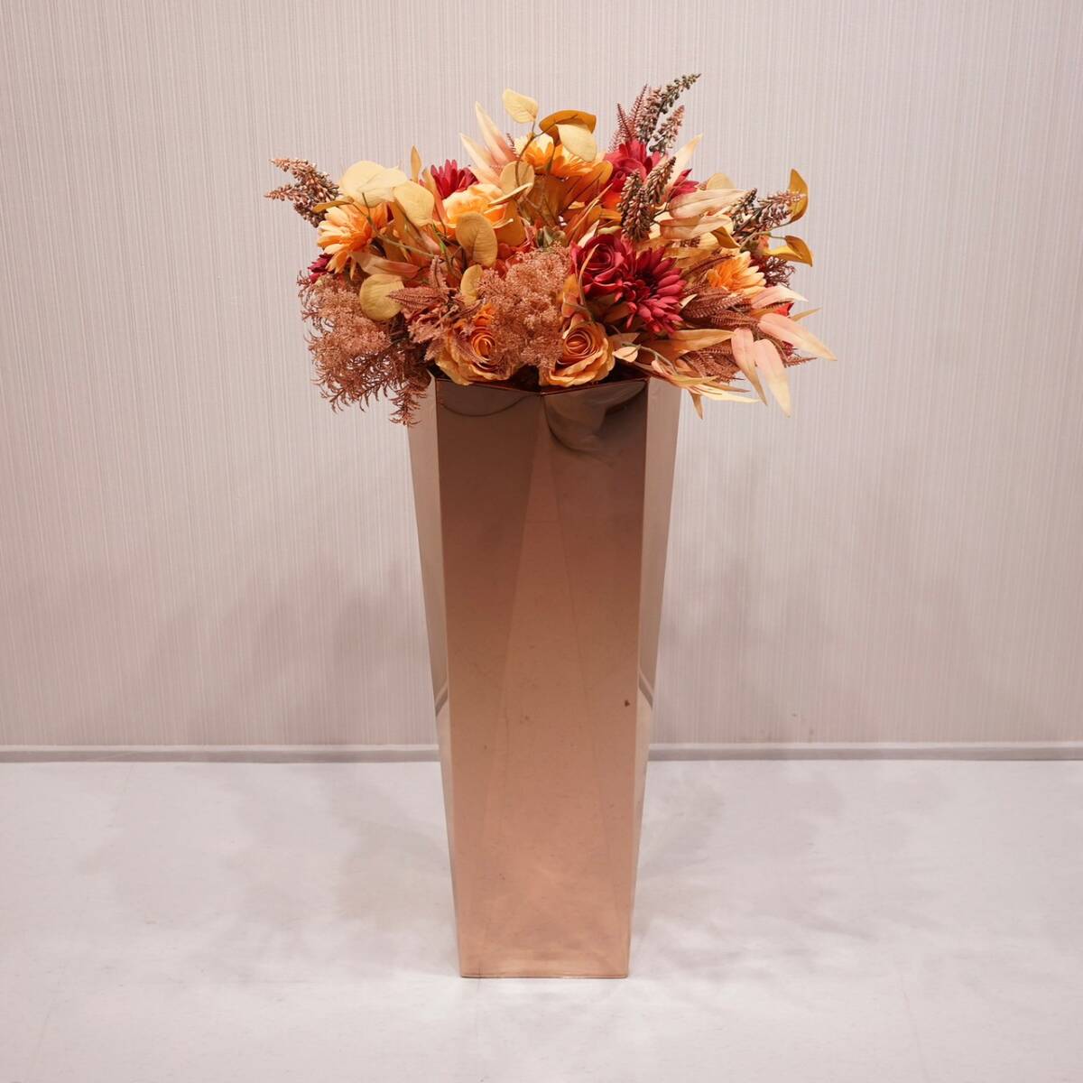 輸入品 プランター フラワーベース 花瓶 Stelo Prism ミラー ローズゴールド ステンレス 検:カッシーナ アルフレックス ボーコンセプトの画像4