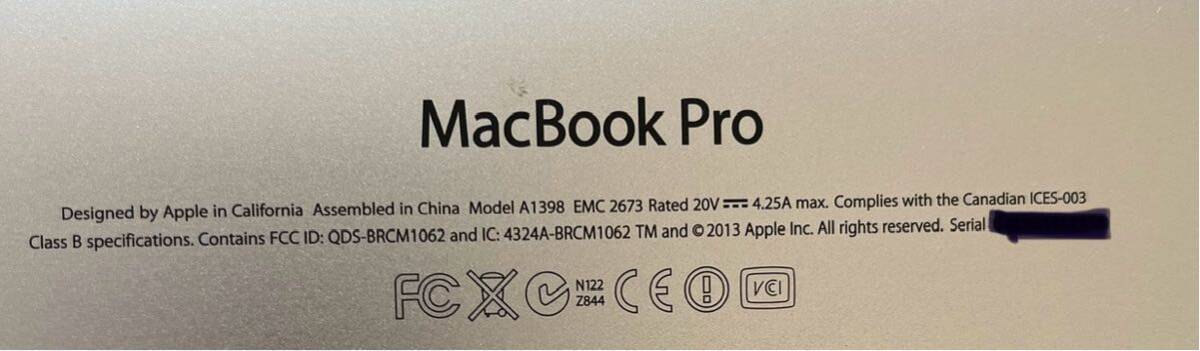 MacBook Pro A1398の内部スピーカー　解体部品_画像5
