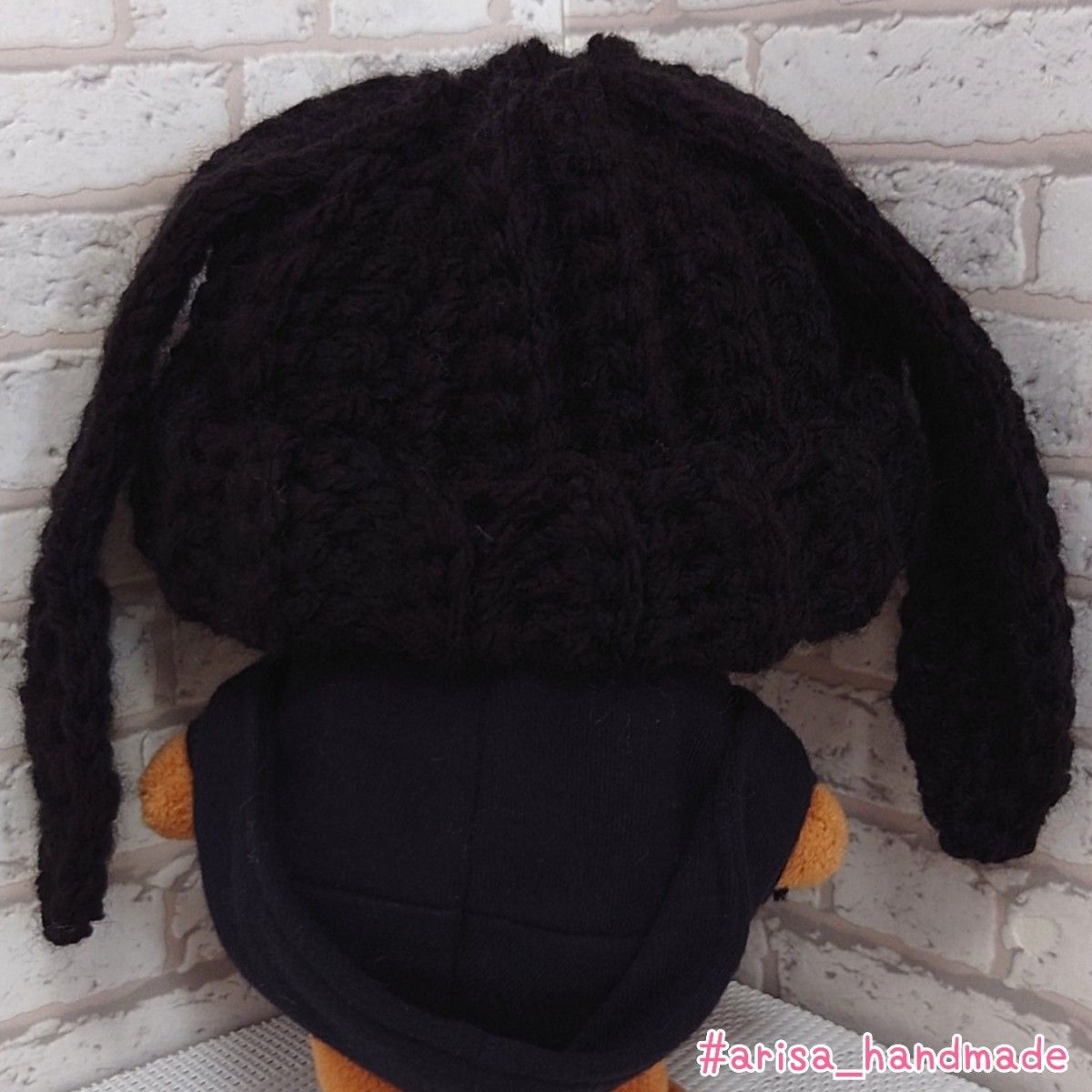 skzoo 犬耳ニット帽(黒) ミニサイズ(16cm) 編み物|Yahoo!フリマ skzoo 犬耳ニット帽(黒) ミニサイズ(16cm) 編み物|Yahoo!フリマ