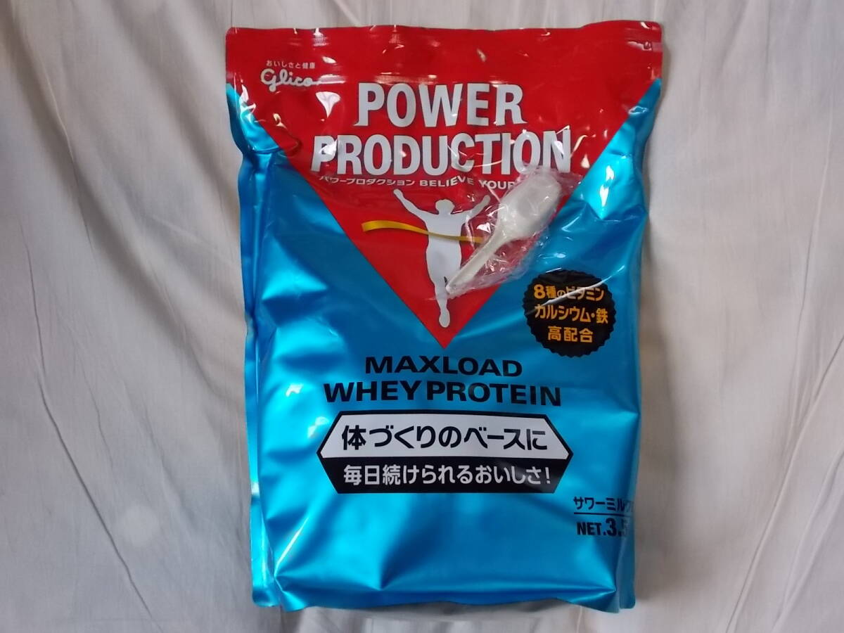  power production Max load whey protein sour milk taste 3.5kg × 1 sack, best-before date short .. 