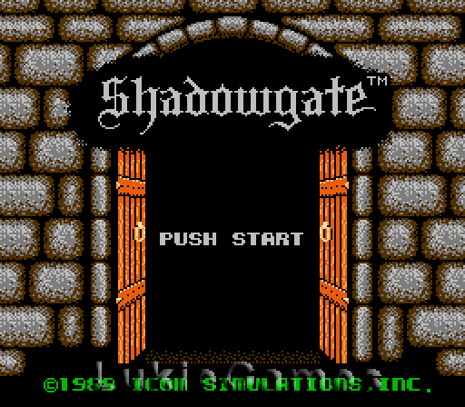 ★北米版★送料無料★ ファミコン シャドウゲイト Shadowgate NES_画像2
